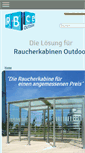 Mobile Screenshot of dieraucherkabine.de